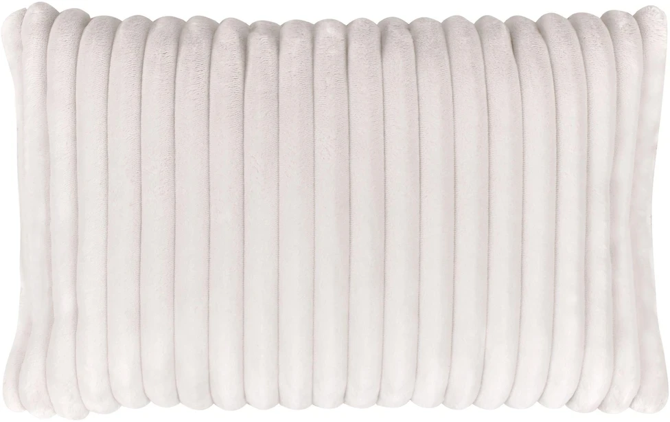 Beliani Trivietė sofa SANDORA iš velveto audinio, kreminė balta