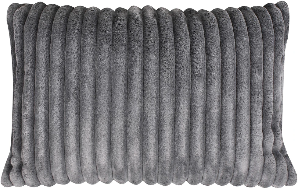 Beliani Trivietė sofa SANDORA, velvetinis audinys, pilka