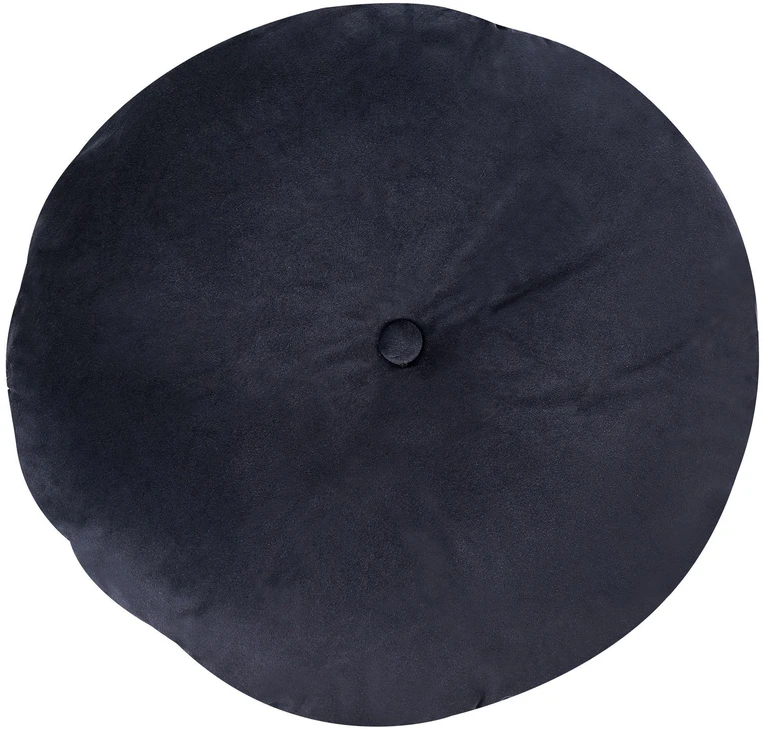 Beliani Trivietė sofa SKIEN, veliūras, juoda