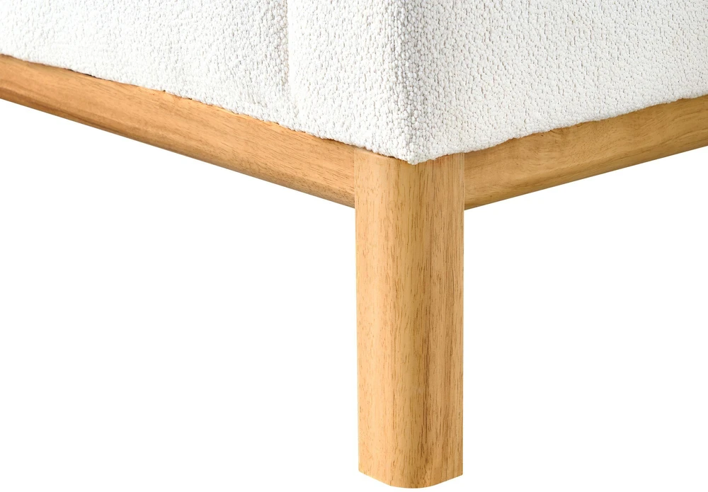 Beliani Trivietė sofa SOSJO Boucle, kreminės spalvos