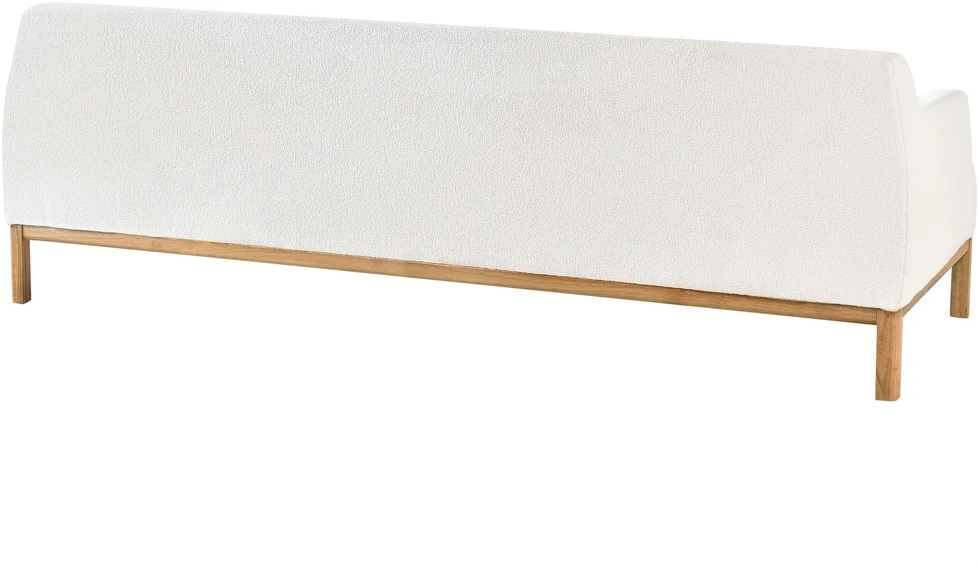 Beliani Trivietė sofa SOSJO Boucle, kreminės spalvos