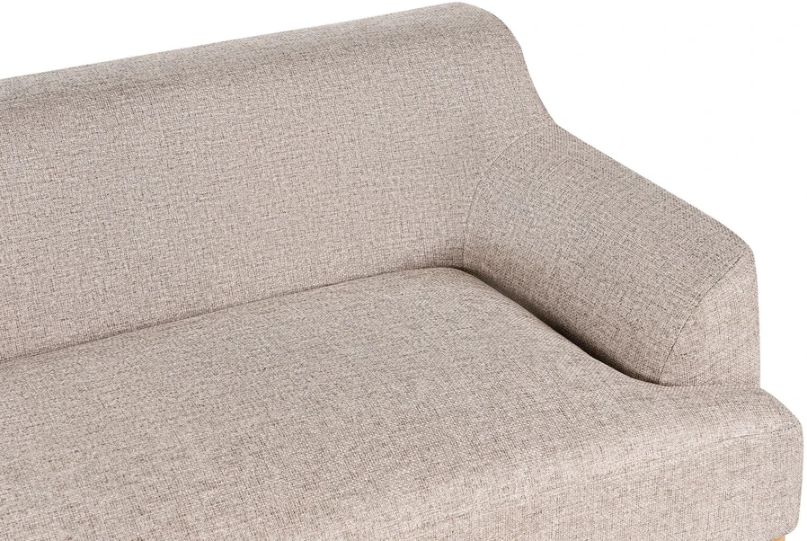 Beliani Trivietė sofa SOSJO šviesiai ruda