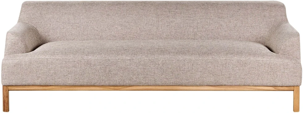 Beliani Trivietė sofa SOSJO šviesiai ruda