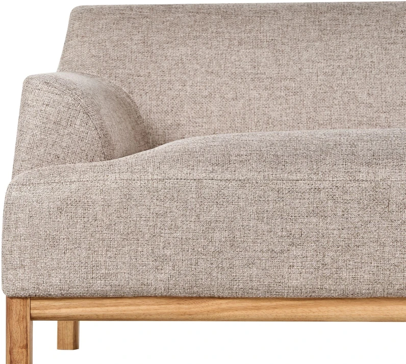 Beliani Trivietė sofa SOSJO šviesiai ruda