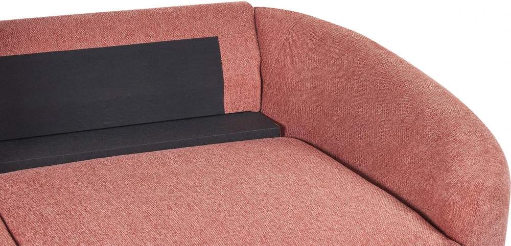 Beliani Trivietė sofa TROSA rožinė