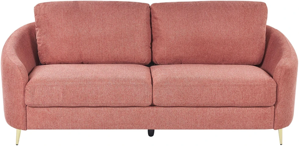 Beliani Trivietė sofa TROSA rožinė