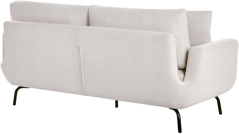 Beliani Trivietė sofa VESALA kreminės spalvos