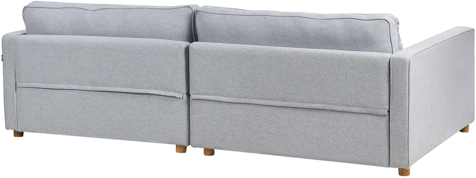 Beliani Trivietė sofa VINSTRA, pilka