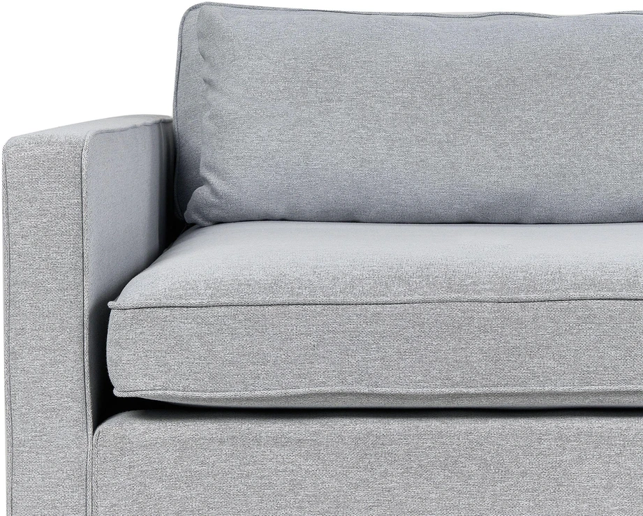Beliani Trivietė sofa VINSTRA, pilka