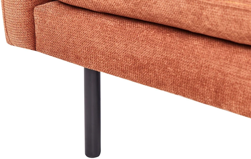 Beliani Trivietė sofa VINTERBRO šenilinė, auksinės rudos spalvos