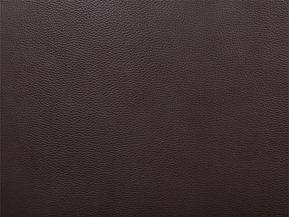 Beliani Trivietė sofa VOGAR dirbtinės odos tamsiai ruda