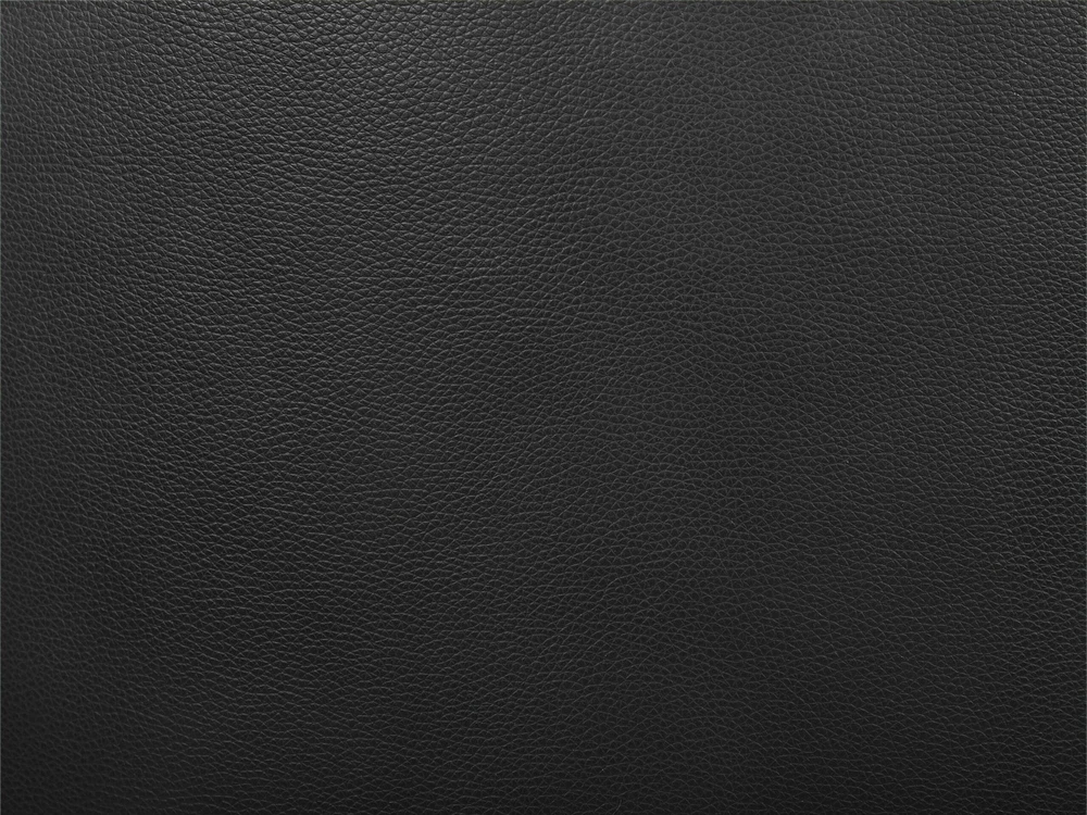 Beliani Trivietė sofa VOGAR iš dirbtinės odos, juoda