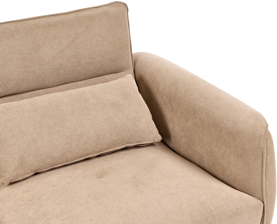 Beliani Trivietė sofa WETLAN šviesiai ruda