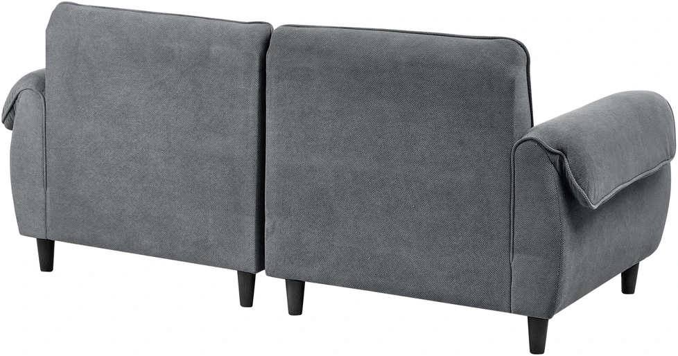 Beliani Trivietė sofa WETLAN tamsiai pilka