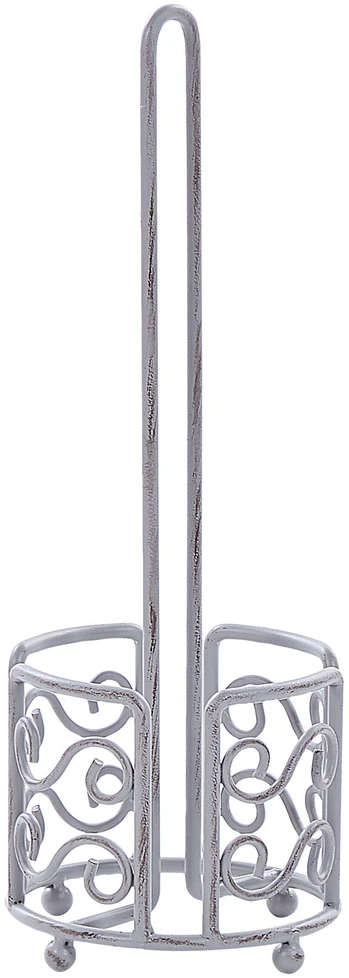 Beliani Tualetinio popieriaus laikiklis MANDI metalinis pilkas