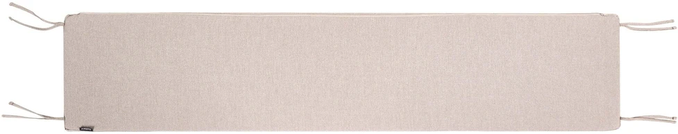 Beliani TUSCANIA sodo suoliukas su pagalvėle, 160 cm, eukalipto mediena, smėlio spalvos