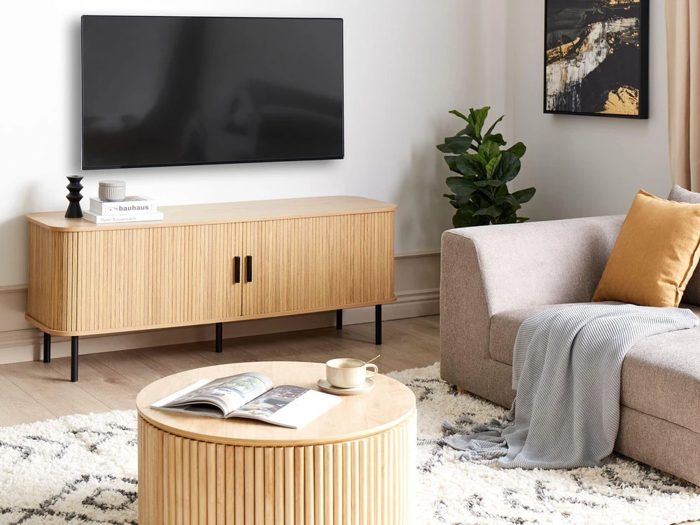 Beliani TV staliukas BRADLEY, rudas