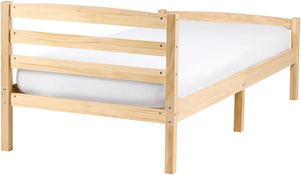 Beliani Vaikiška lova iš pušies medienos ECHALLON 80 x 200 cm, šviesiai ruda