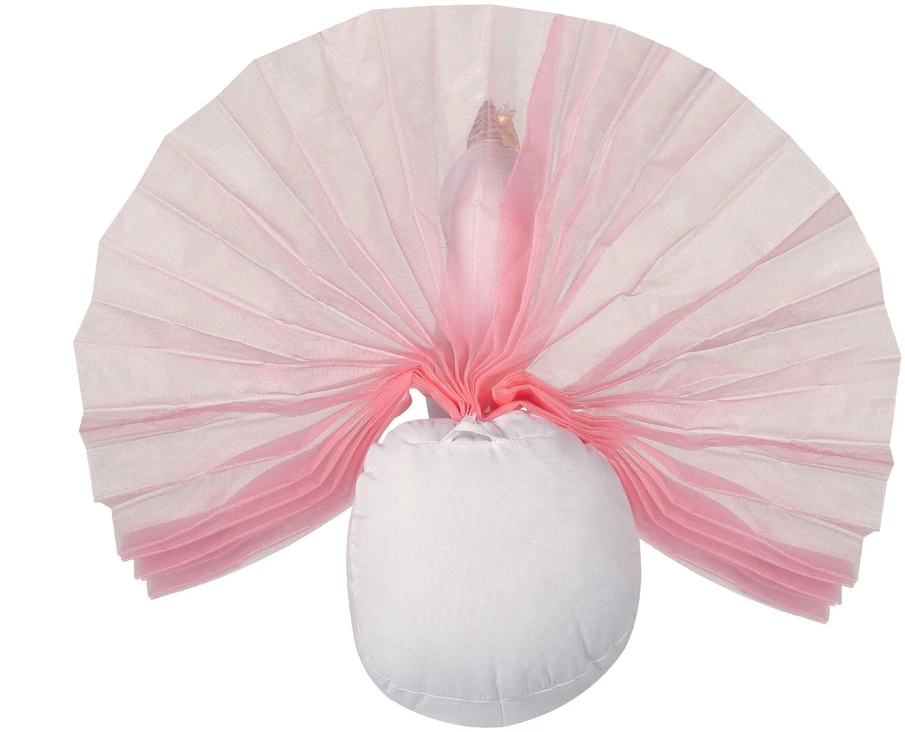 Beliani Vaikiška sienų dekoracija gulbė ODETTA medvilnė 32 cm balta