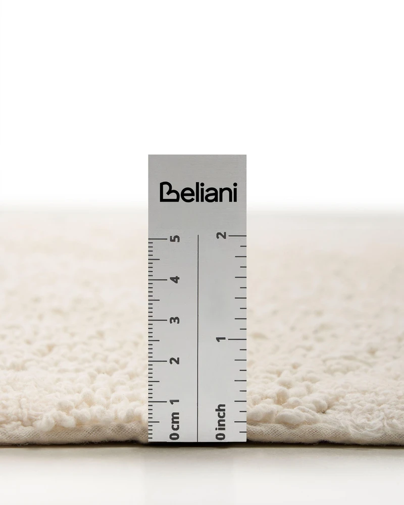 Beliani Vaikiškas kilimas KHONOMA šviesiai smėlio spalvos 60 x 90 cm medvilninis