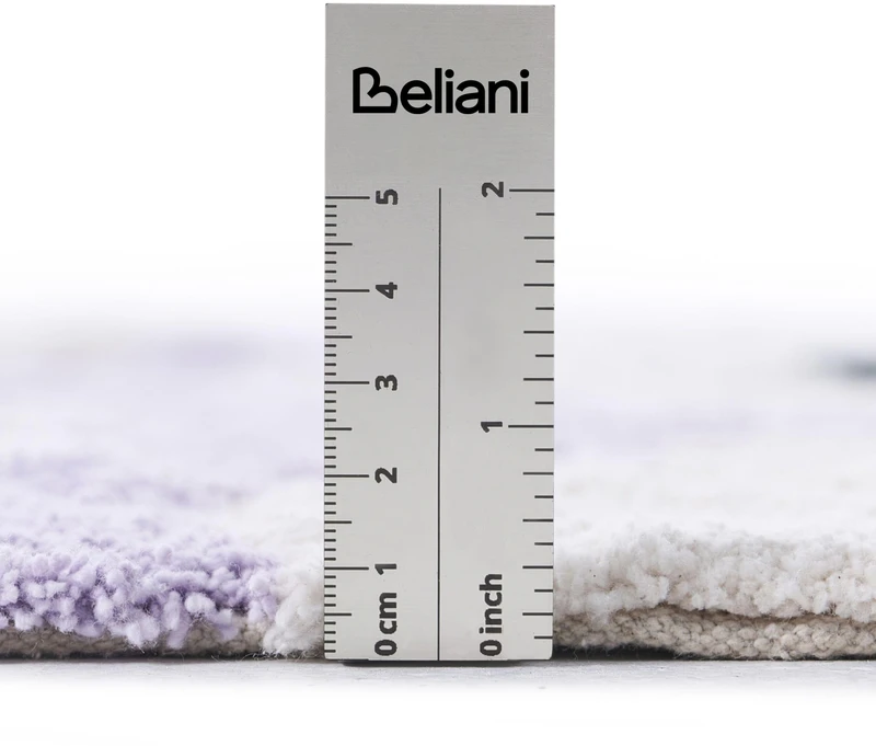 Beliani Vaikiškas kilimas MOKHVA, šviesiai violetinis, 140 × 200 cm, medvilnė