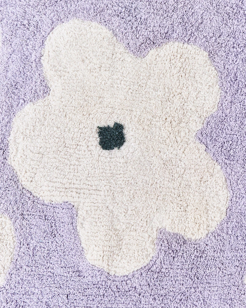 Beliani Vaikiškas kilimas MOKHVA, šviesiai violetinis, 140 × 200 cm, medvilnė