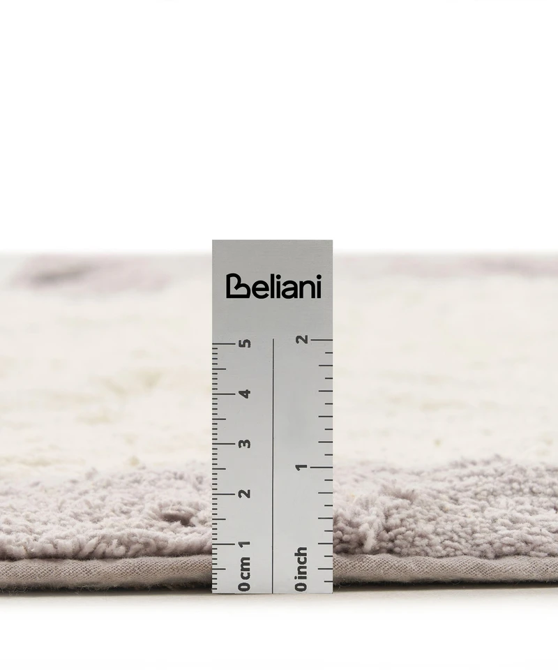 Beliani Vaikiškas kilimas WADDLES pilkas 100 x 120 cm medvilninis