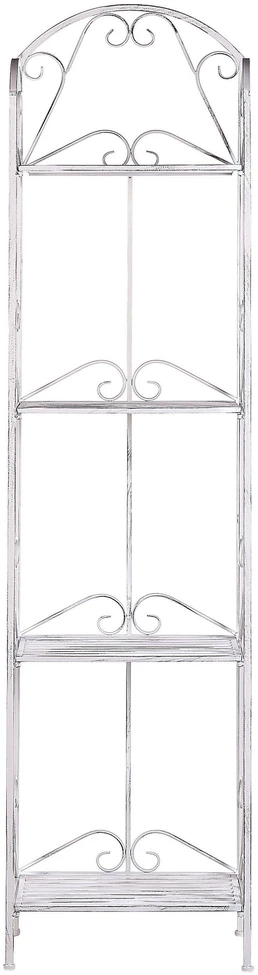 Beliani VALDIVIA metalinė lentyna, 166 cm 40 cm, balta