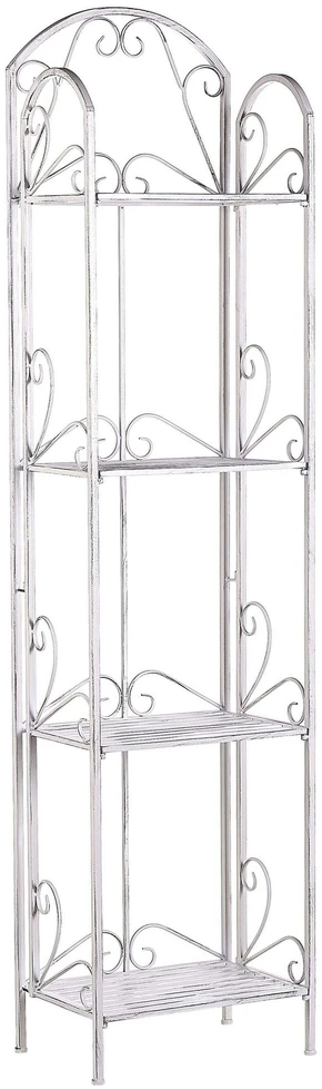 Beliani VALDIVIA metalinė lentyna, 166 cm 40 cm, balta