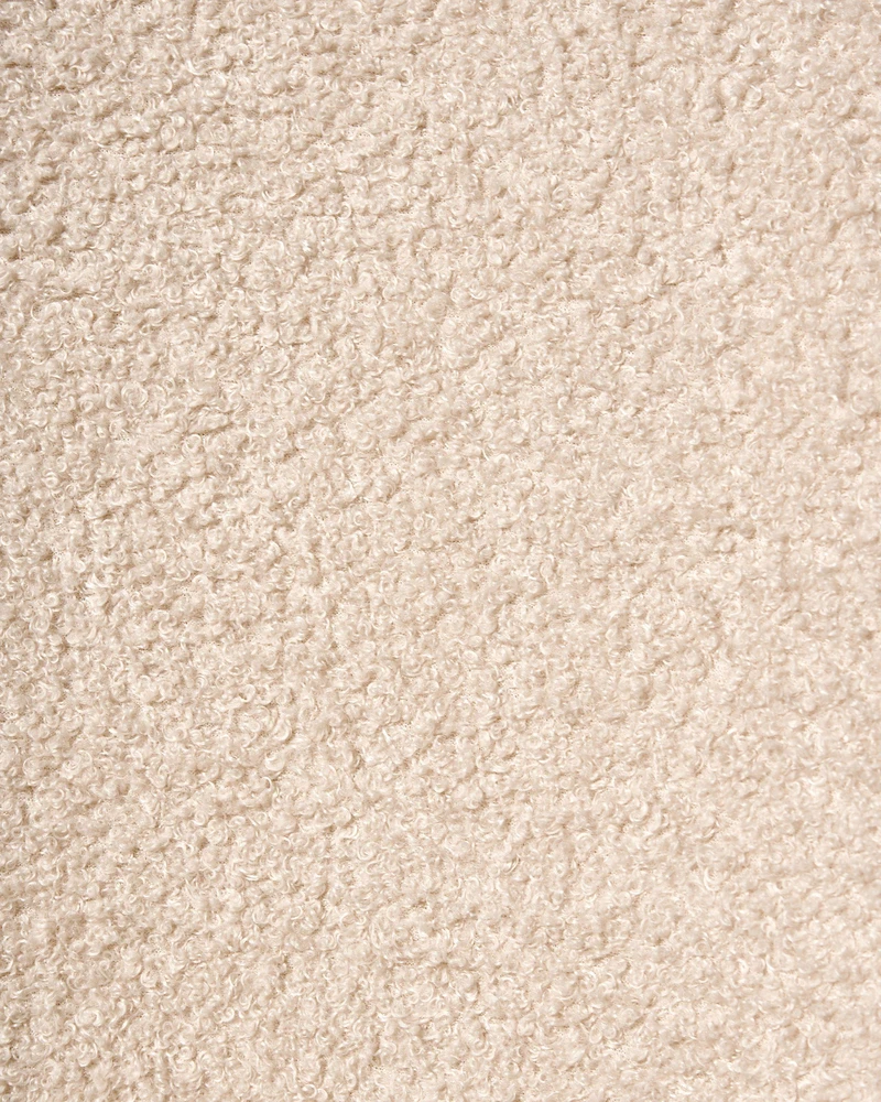 Beliani Valgomojo kėdė MAGEE Boucle šviesiai smėlio spalvos