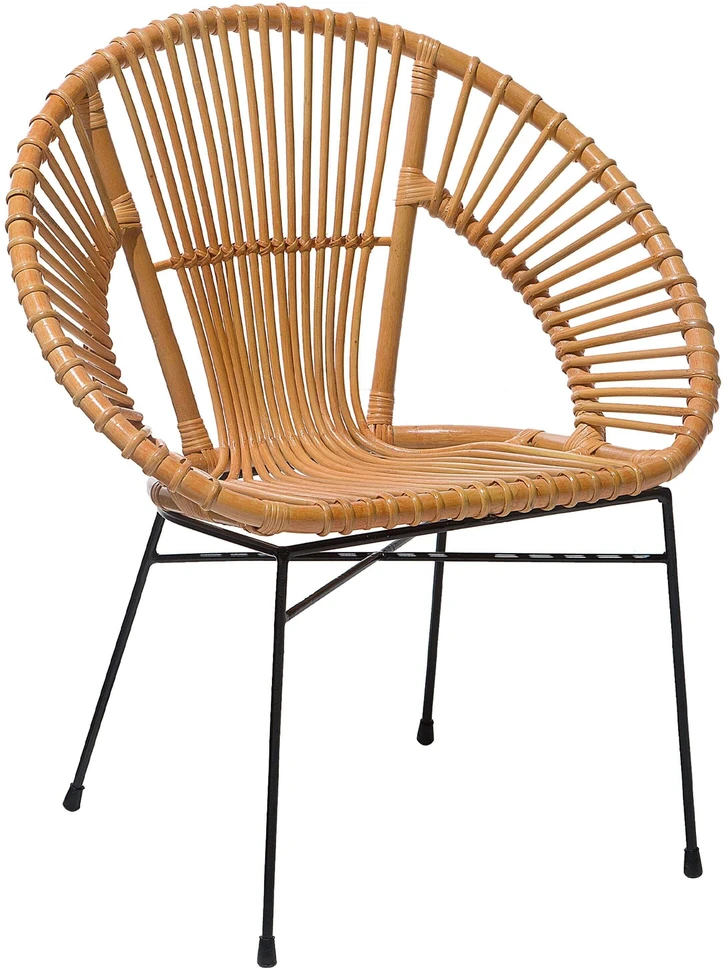 Beliani Valgomojo kėdė SARITA Rattan Natural