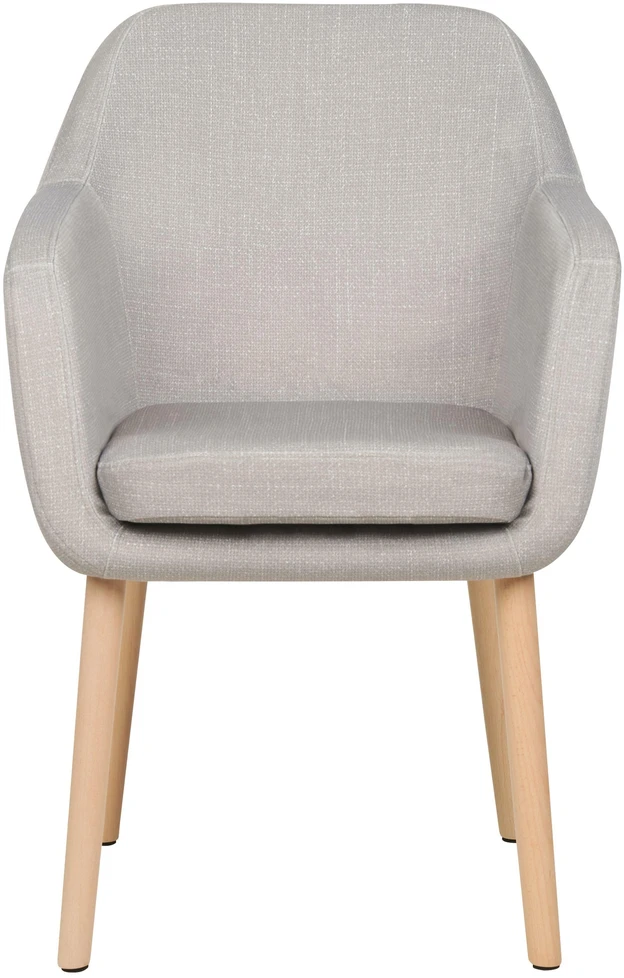Beliani Valgomojo kėdė YORKVILLE II veliūrinė smėlio/pilkos spalvos