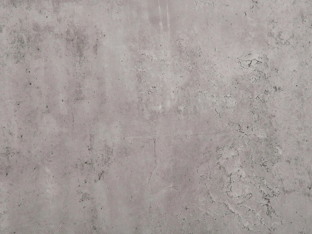 Beliani Valgomojo stalas ADENA pilkas betono efekto 150 cm 90 cm