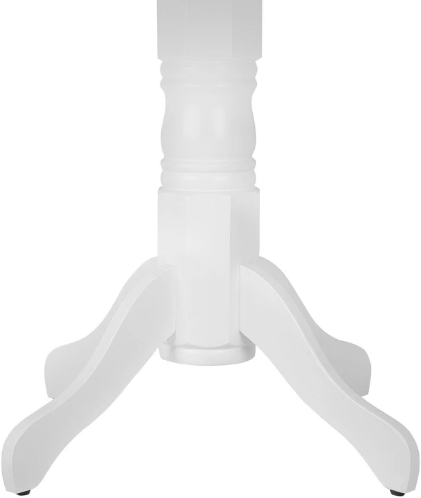 Beliani Valgomojo stalas AKRON Balta 100 cm 100 cm