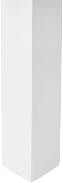 Beliani Valgomojo stalas BARLEE Baltas 120 cm 75 cm tuopos mediena