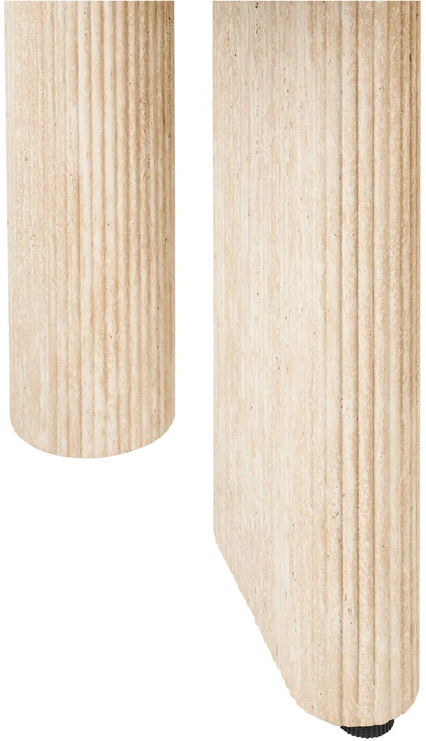 Beliani Valgomojo stalas BARROY travertino efektas 180 cm 90 cm
