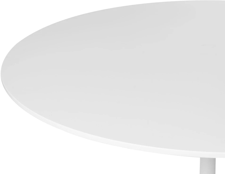 Beliani Valgomojo stalas BOCA baltas 120 cm