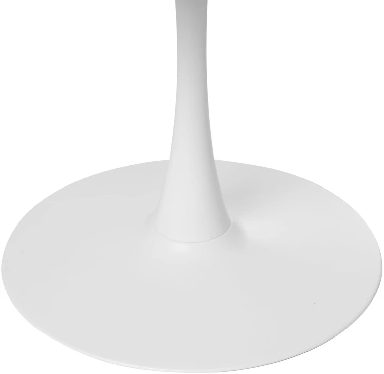Beliani Valgomojo stalas BOCA baltas 120 cm