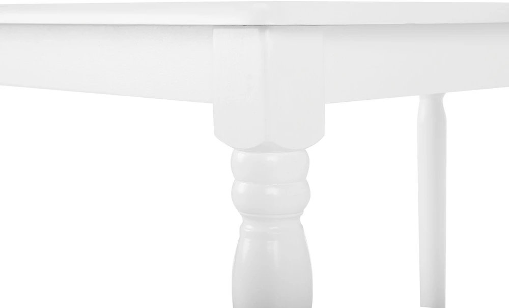 Beliani Valgomojo stalas CARY baltas 180 cm 90 cm