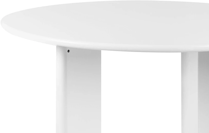 Beliani Valgomojo stalas COSMO baltas 120 cm