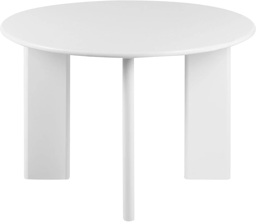 Beliani Valgomojo stalas COSMO baltas 120 cm