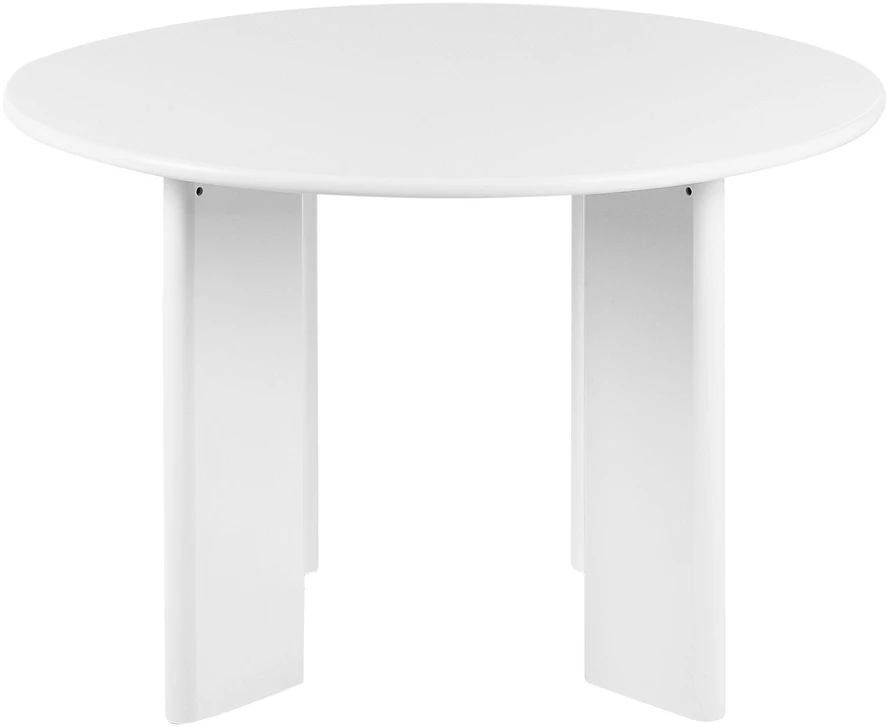 Beliani Valgomojo stalas COSMO baltas 120 cm