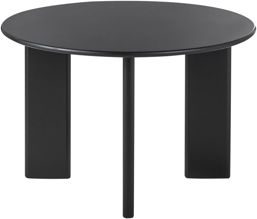 Beliani Valgomojo stalas COSMO juodas 120 cm