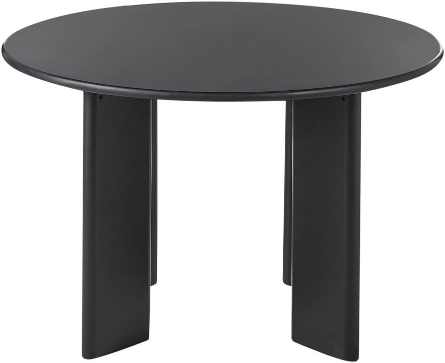 Beliani Valgomojo stalas COSMO juodas 120 cm