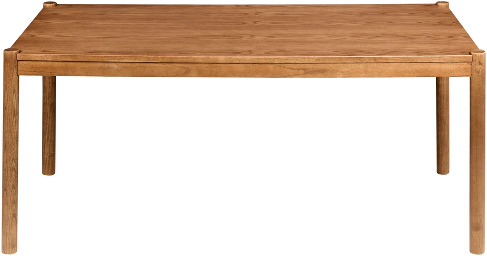 Beliani Valgomojo stalas FONDIS tamsaus ąžuolo spalvos 180 cm 90 cm