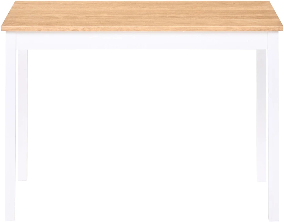 Beliani Valgomojo stalas GEORGIA šviesaus ąžuolo spalvos 110 cm 60 cm