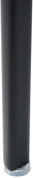 Beliani Valgomojo stalas JOLLEIN baltas marmuras 140 cm 80 cm stiklas