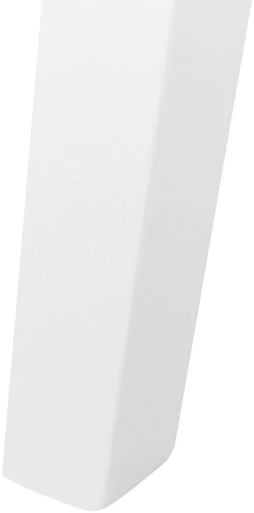 Beliani Valgomojo stalas LENISTER rudas/baltas 150 cm x 90 cm
