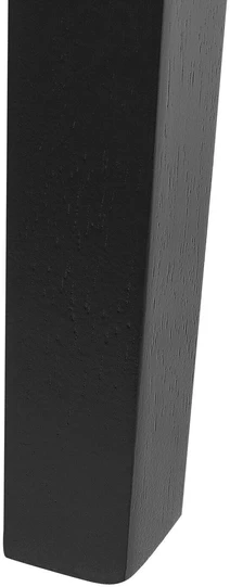 Beliani Valgomojo stalas LENISTER rudas/juodas 150 cm x 90 cm