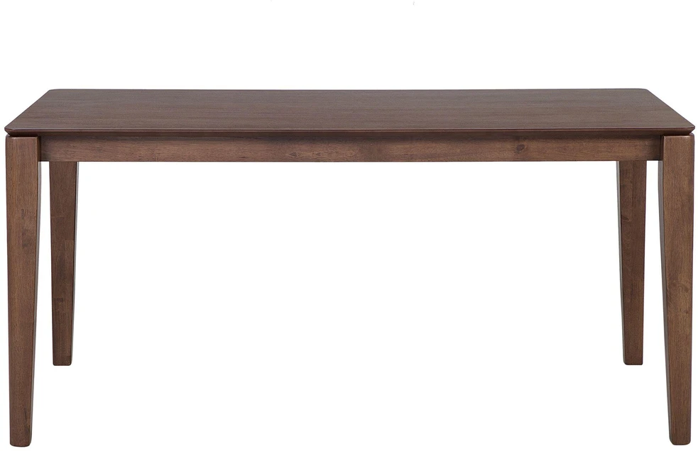 Beliani Valgomojo stalas LOTTIE tamsaus riešutmedžio spalvos 160 cm 90 cm